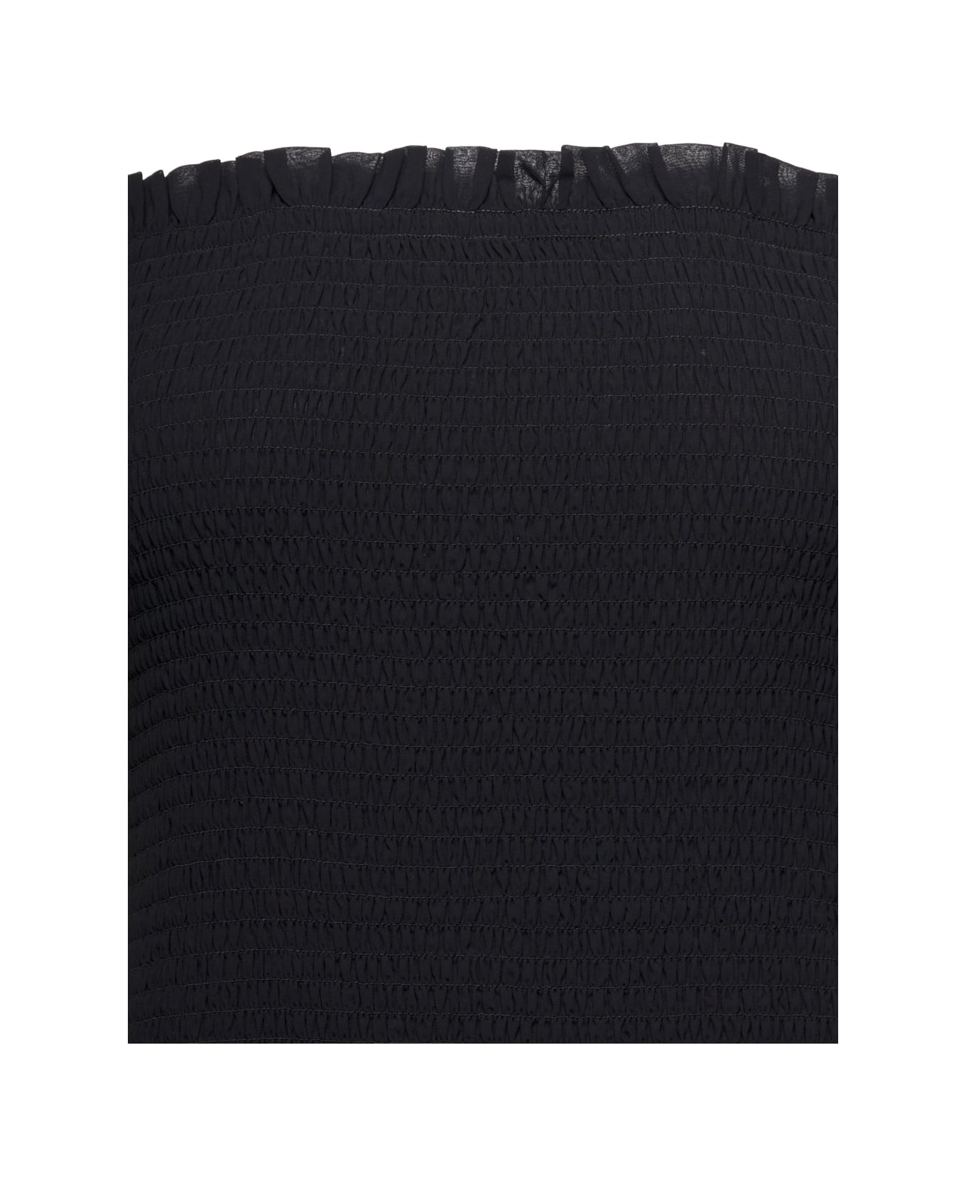 Rotate by Birger Christensen Black 'arabella' Tiered Maxi Dress In Chiffon Woman - Black