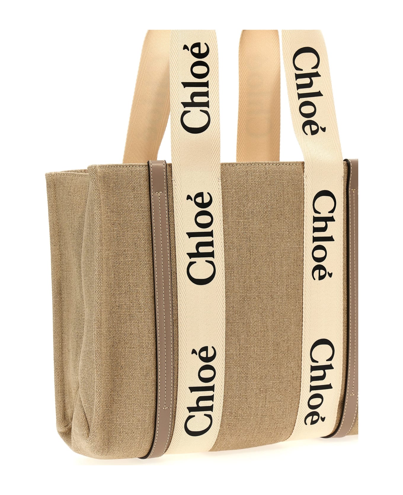 Chloé 'woody' Small Tote Bag - Grey トートバッグ
