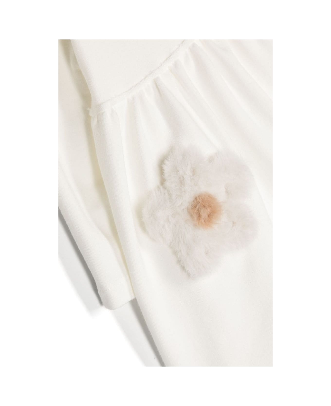 Il Gufo Vestito Manica Lunga - White
