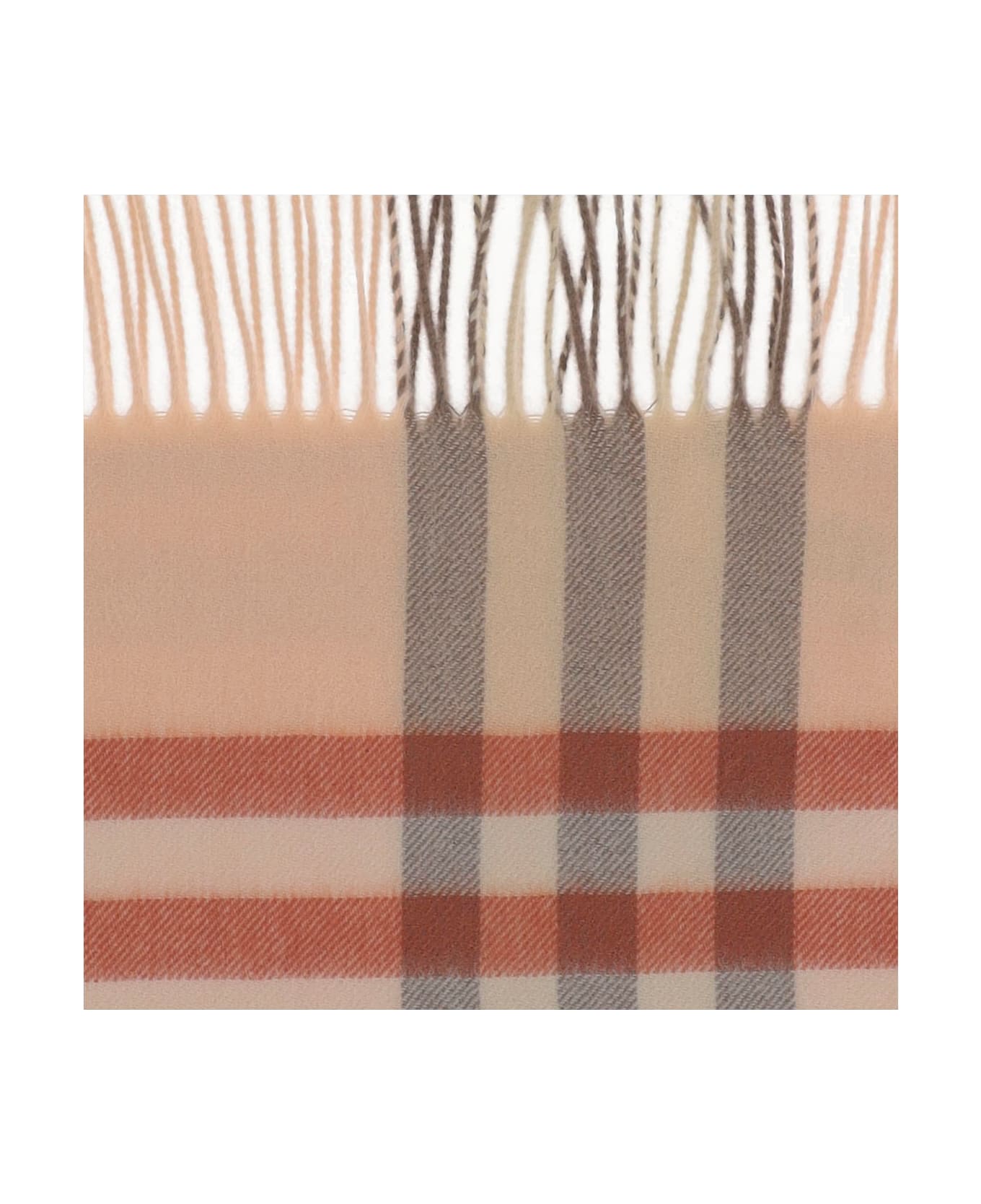 Burberry Embroidered Cashmere Scarf - TEACUP