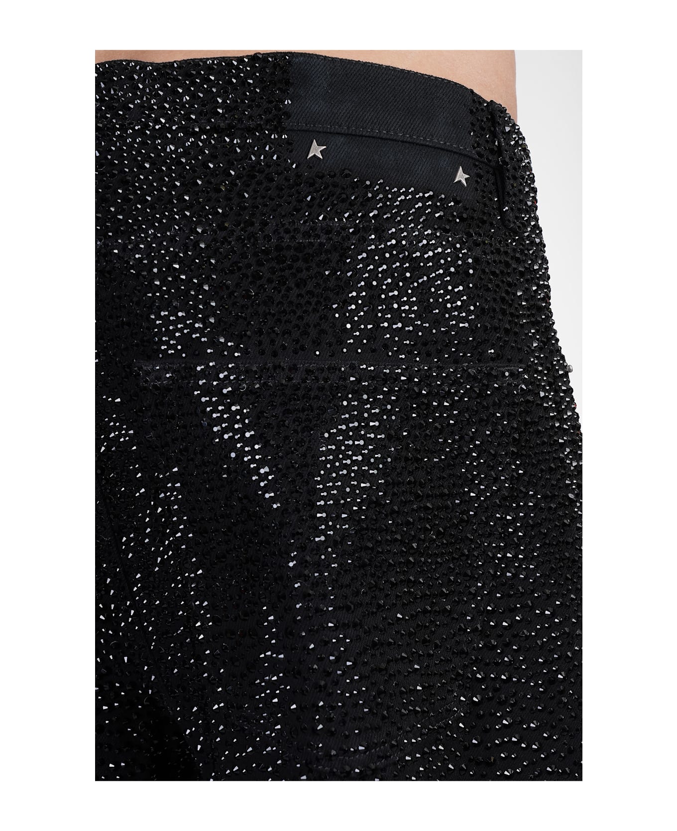 Golden Goose Loose Skate Jeans In Black Denim - black
