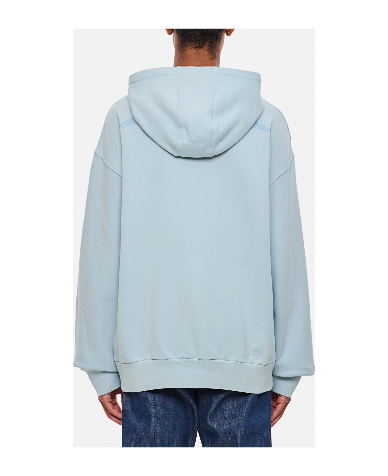 Givenchy Cotton Hoodie - Clear Blue ニットウェア