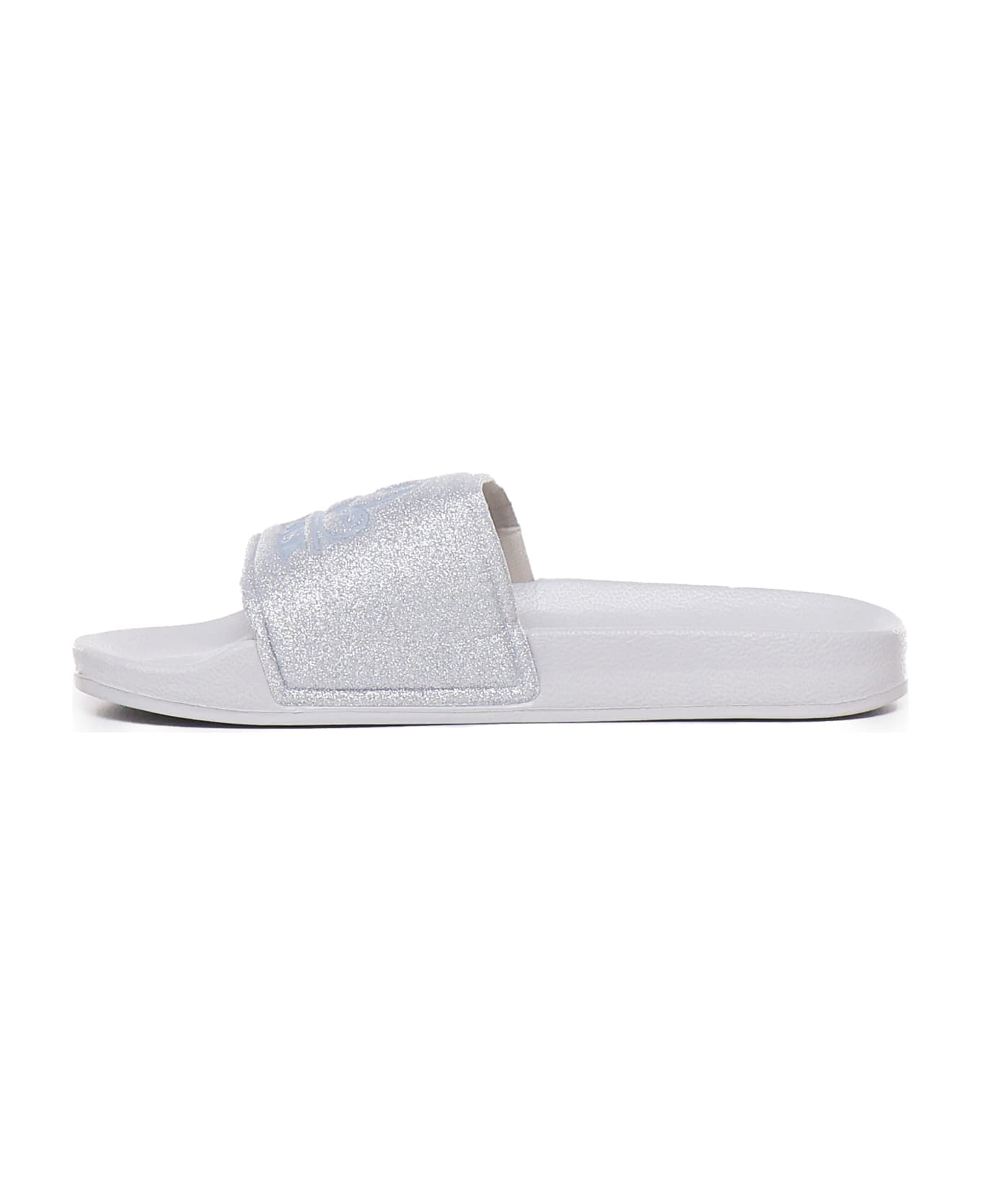 Sundek Slippers In Rubber - Silver