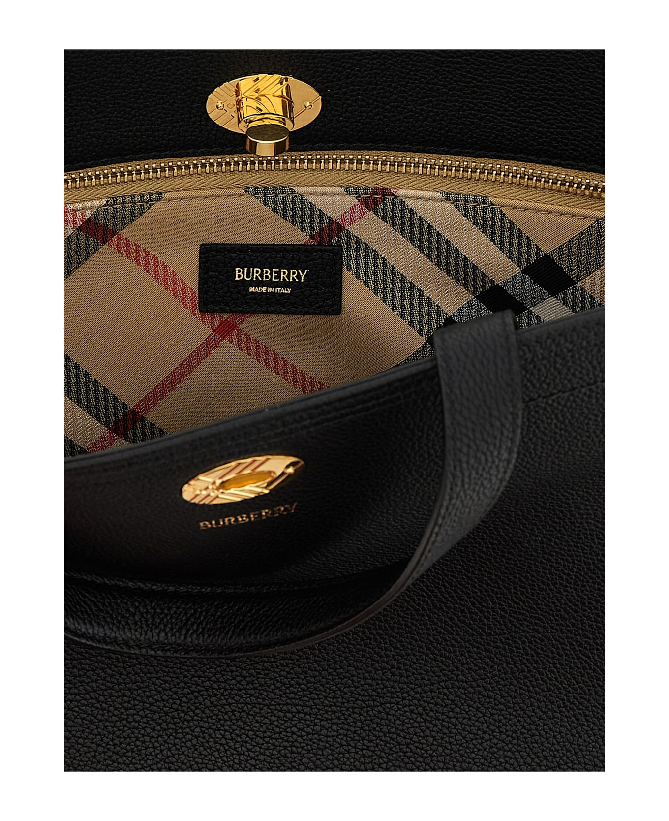 Burberry Small 
cotswolds
 Shopping Bag - Black   トートバッグ