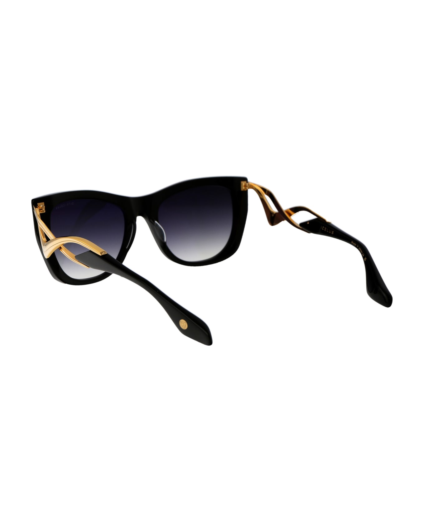 Dita Icelus Sunglasses - 001 BLACK YELLOW GOLD