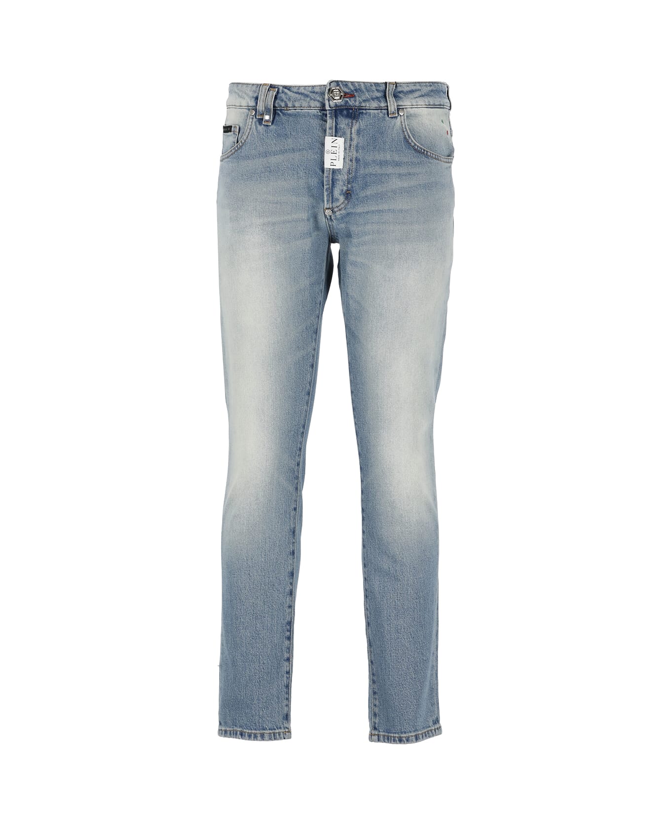 Philipp Plein Cotton Jeans - Blue