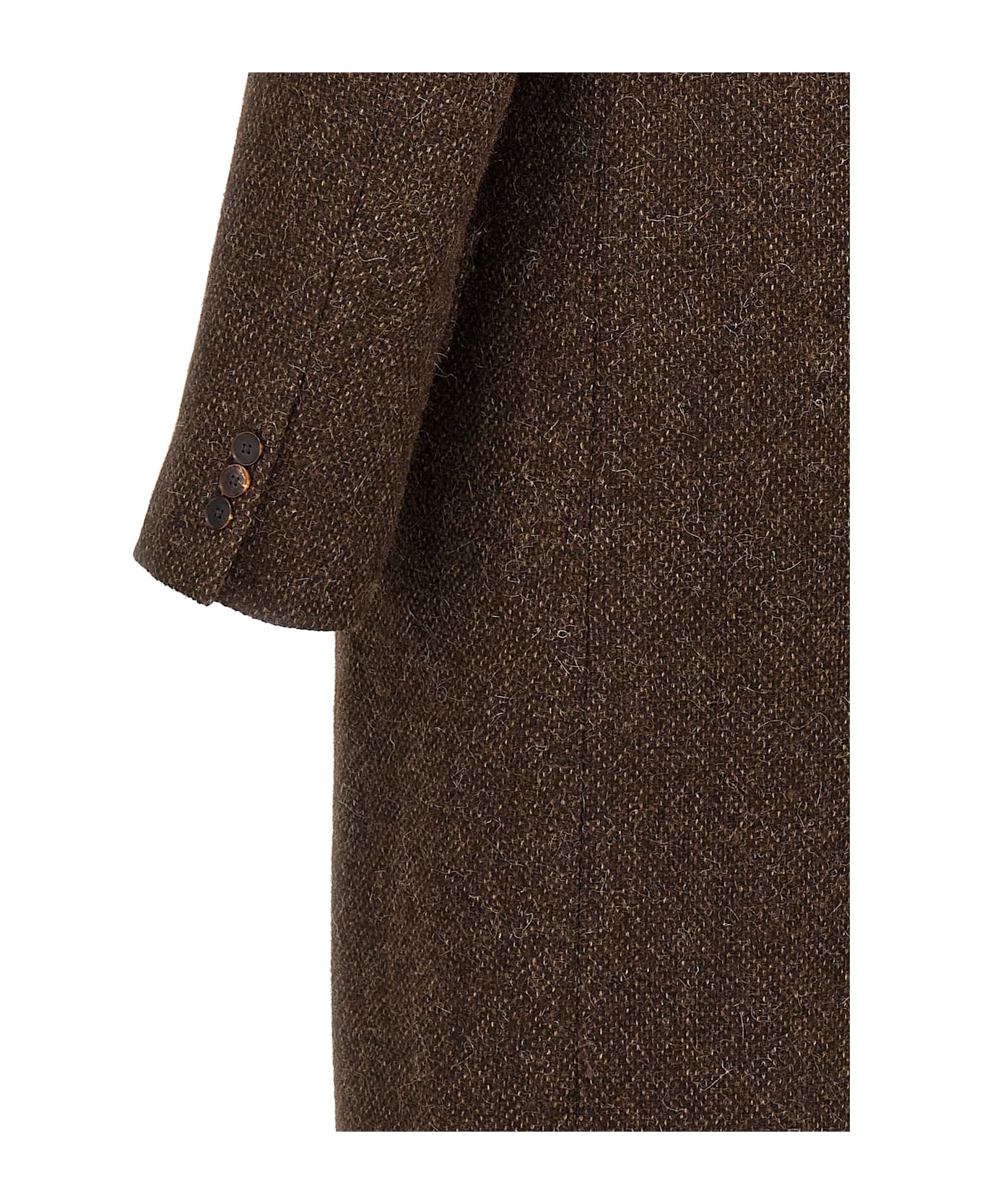 Auralee 'chesterfield' Coat - Brown