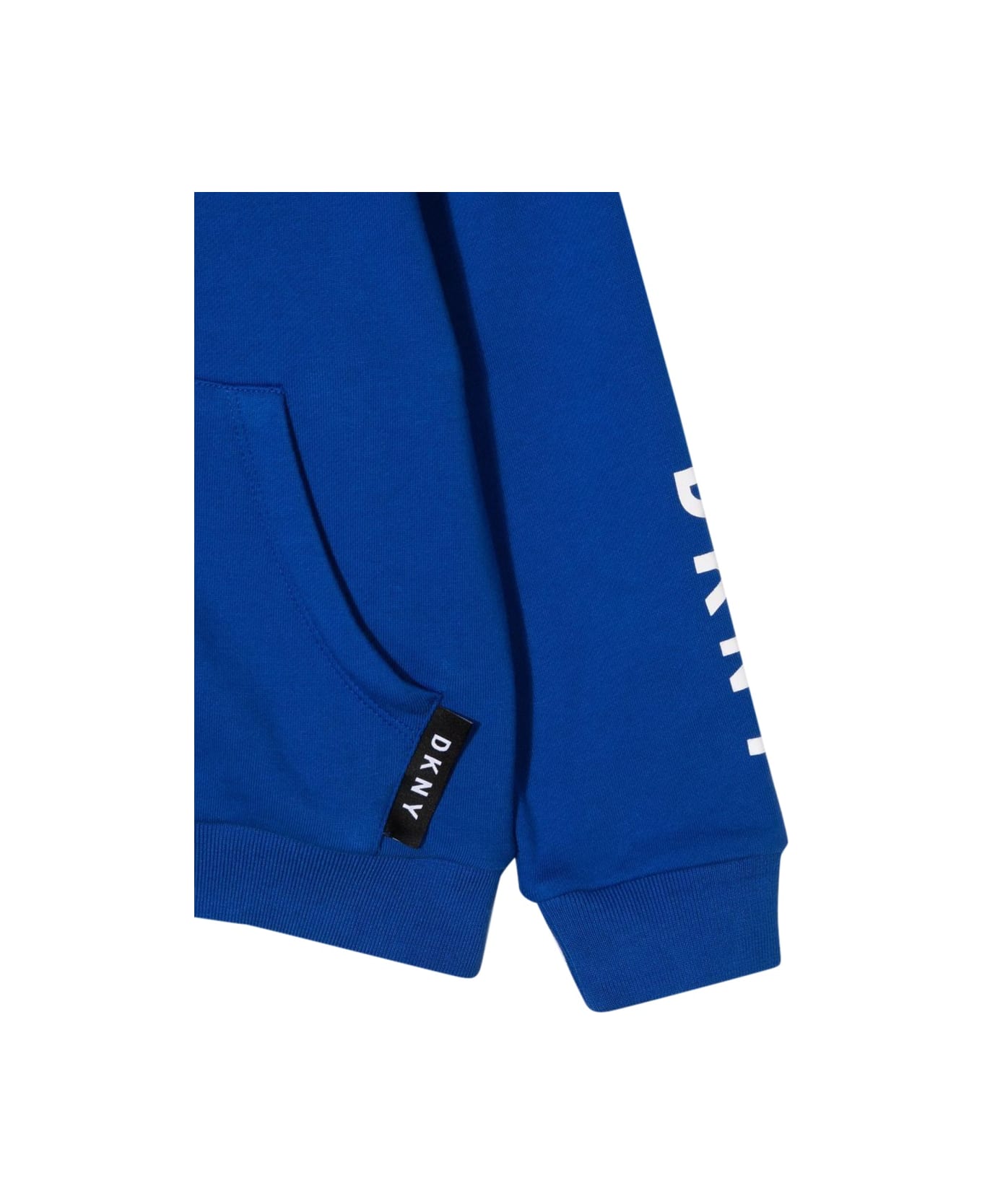 DKNY Hooded Cardigan - BLUE