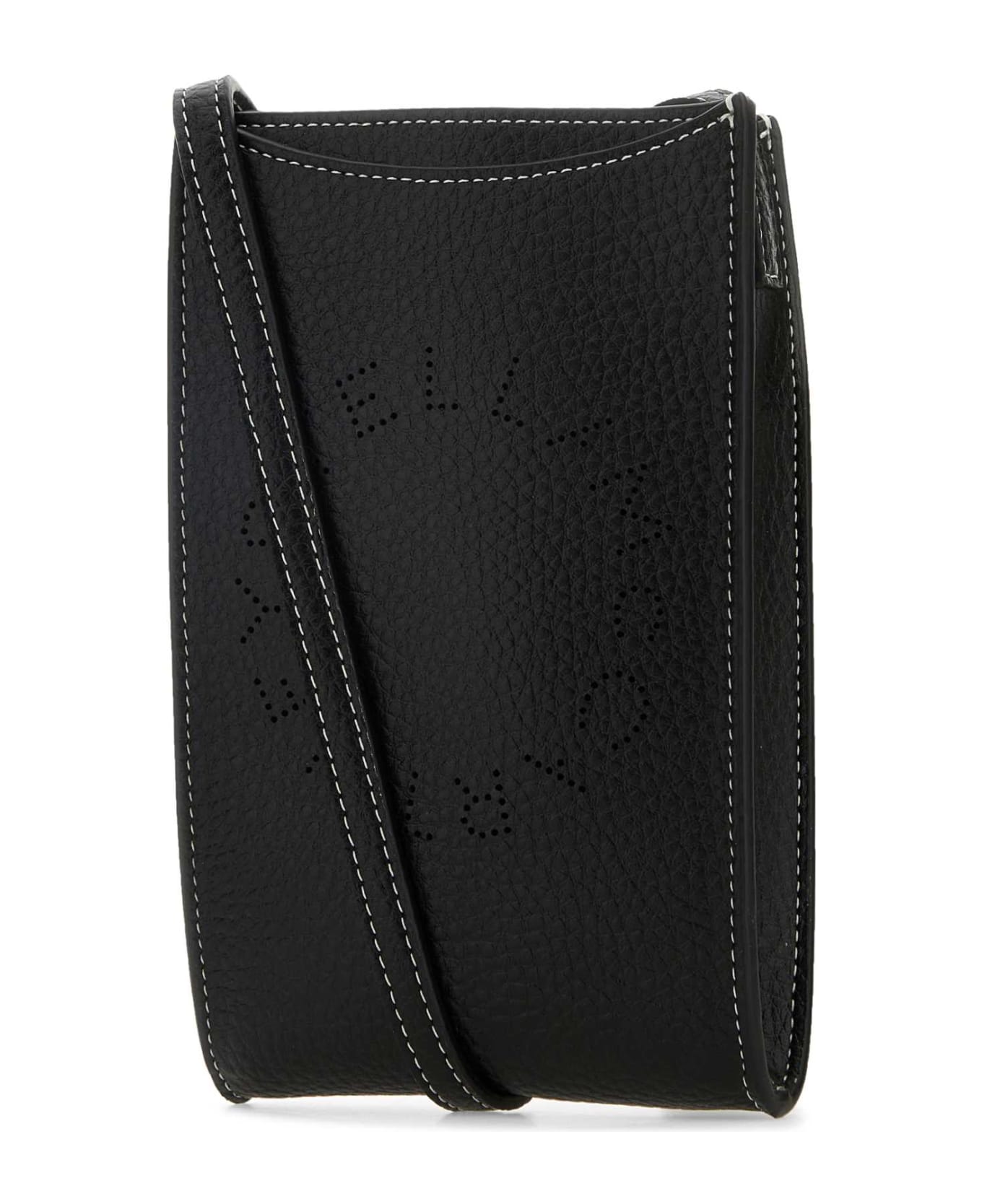 Stella McCartney Black Alter Mat Stella Logo Phone Holder - Black