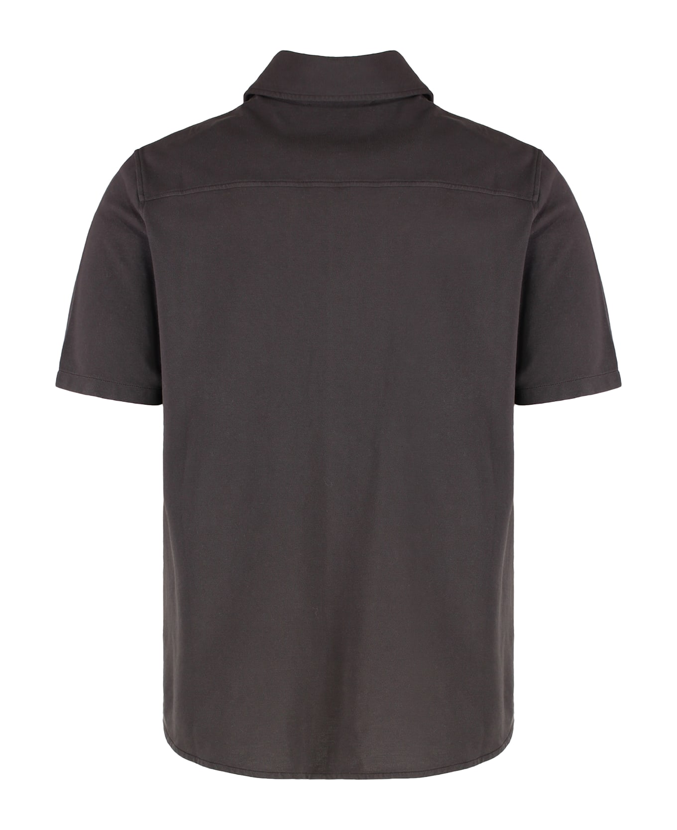 Our Legacy Analog Short Sleeve Cotton Shirt - brown