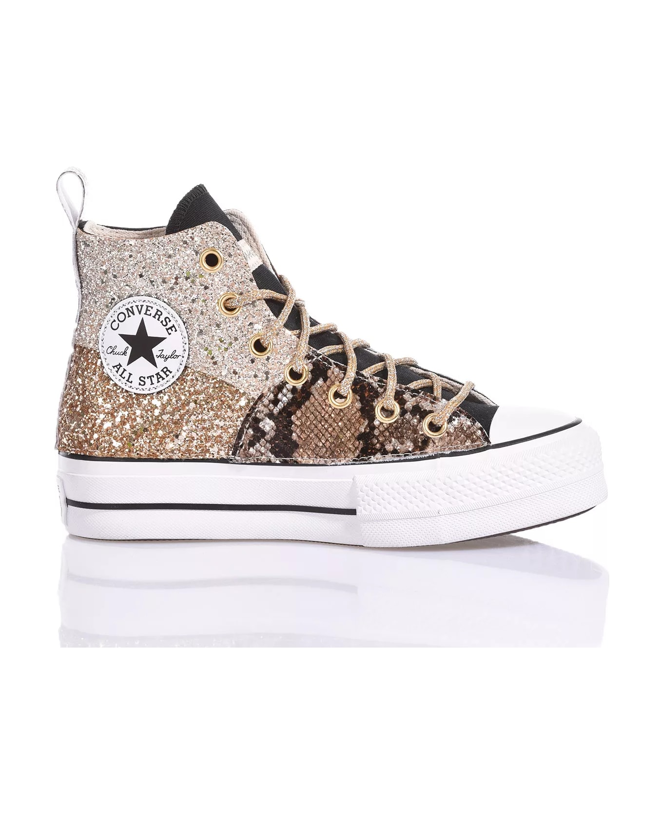 Mimanera Converse Platform Snake Tris Custom