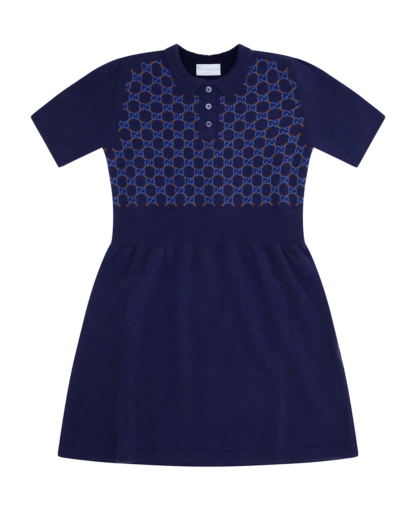 Gucci Wool Embroidered Child Dress