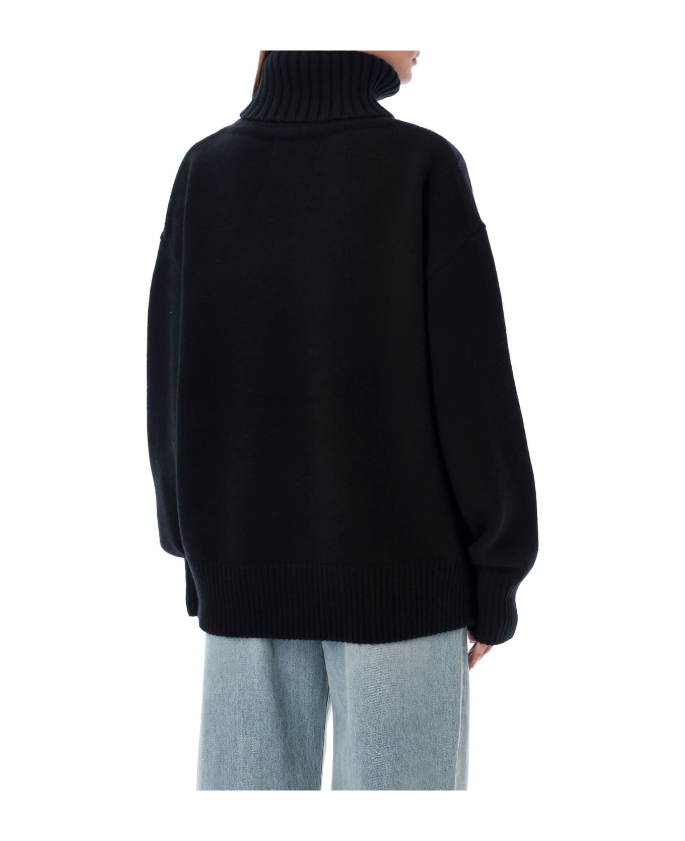 Extreme Cashmere Oversized Extra Sweater - RAVEN BLACK