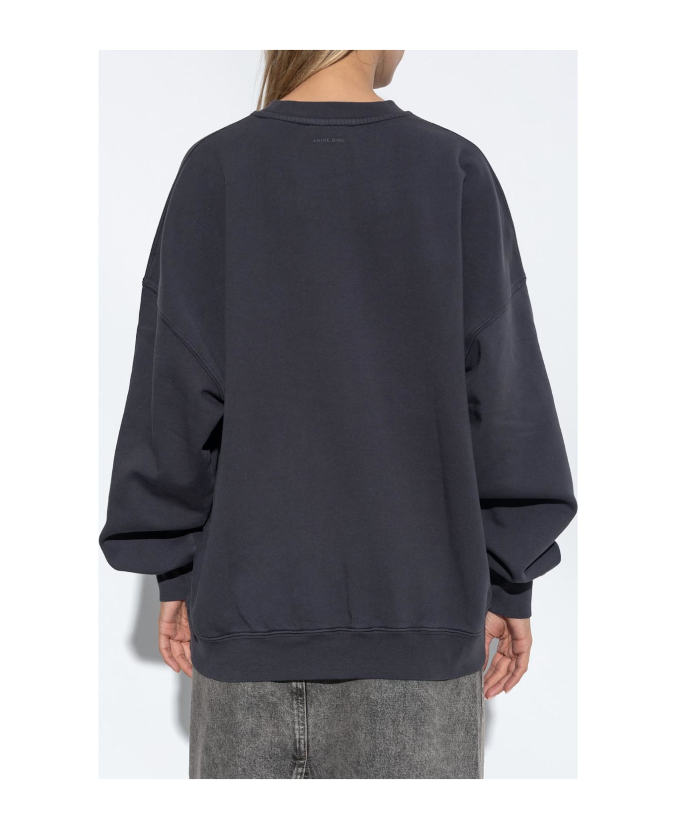 ANINEBING スウェット ANINE BING Women's Harvey Sweatshirt, Grey Melange, XXS at