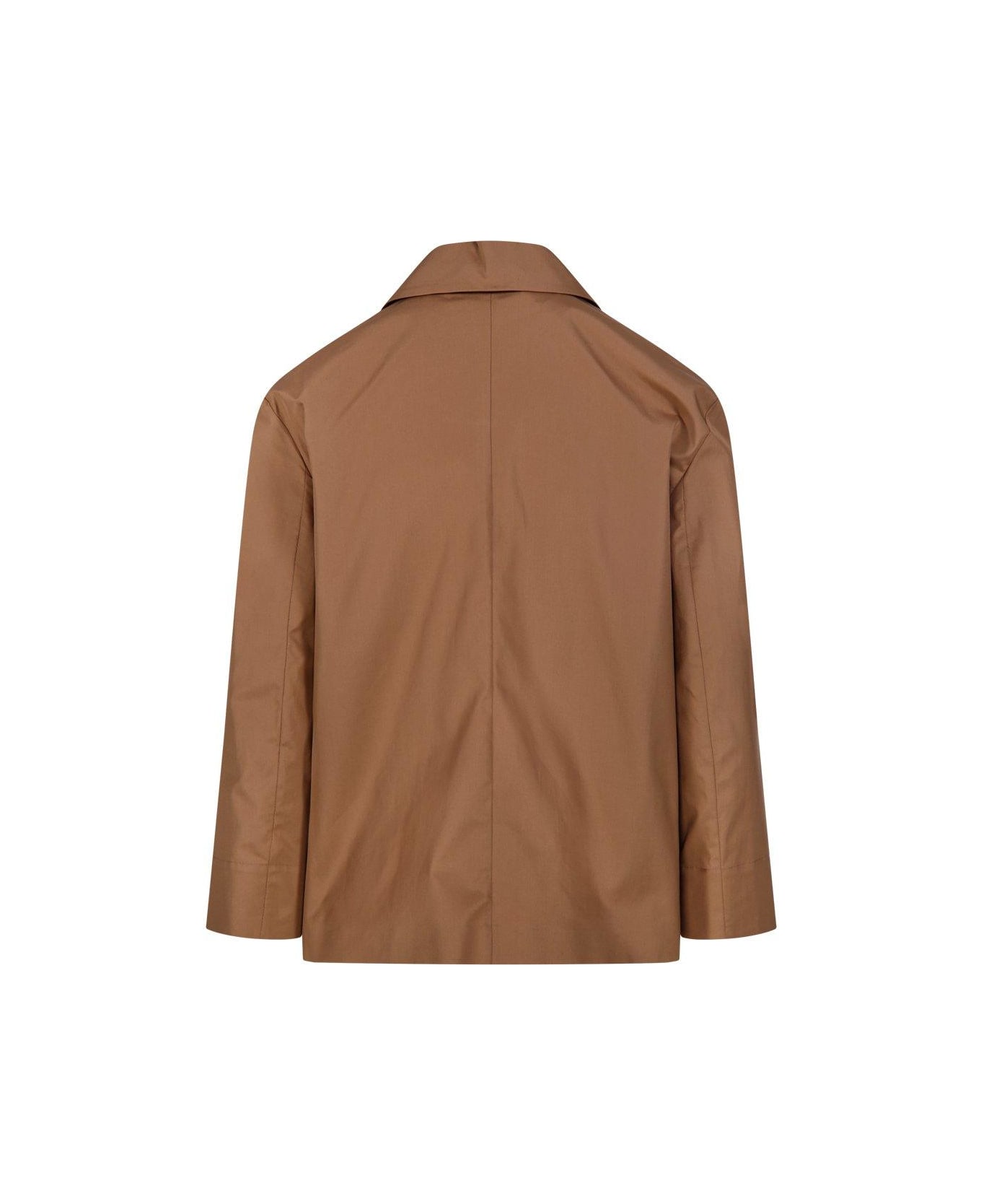 
S Max Mara Button-up Long-sleeved Shirt - BEIGE