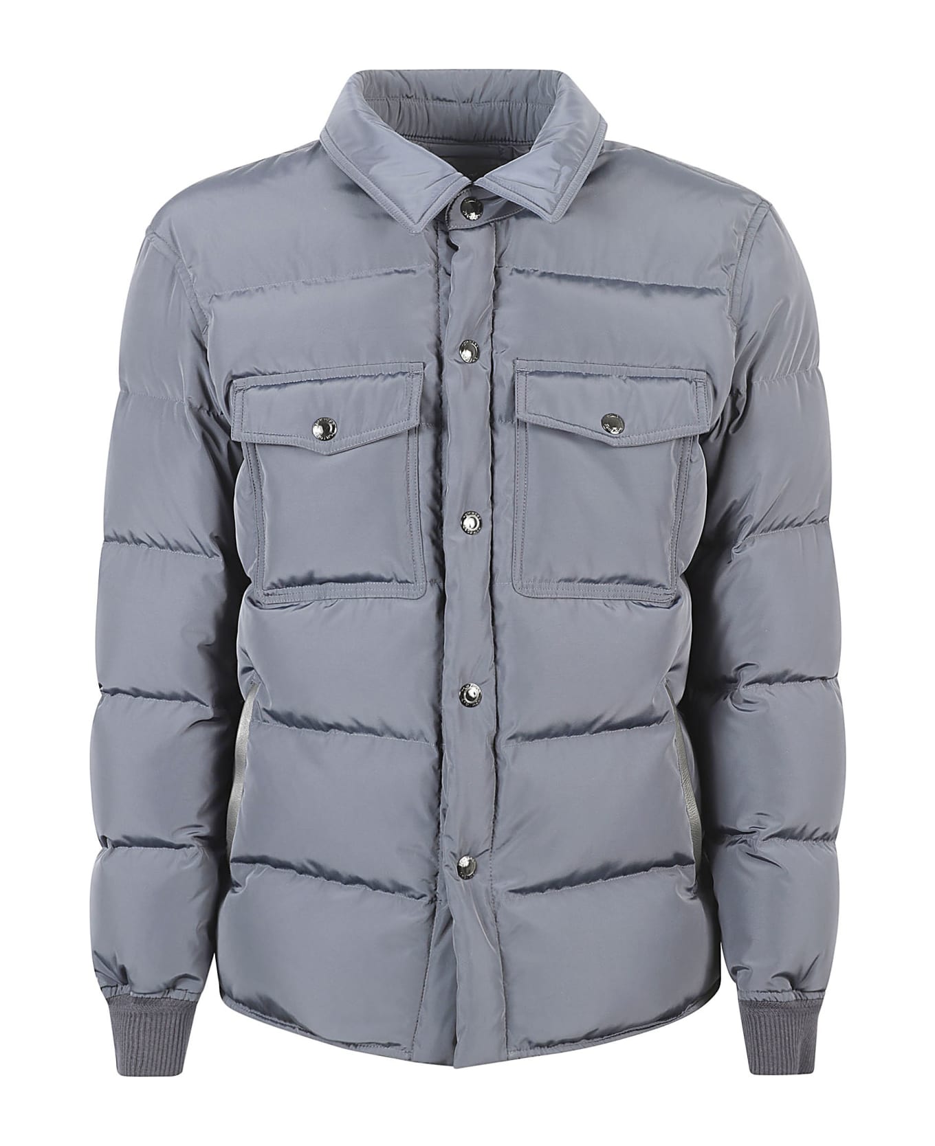 Tom Ford Buttoned Padded Jacket - Blue ダウンジャケット