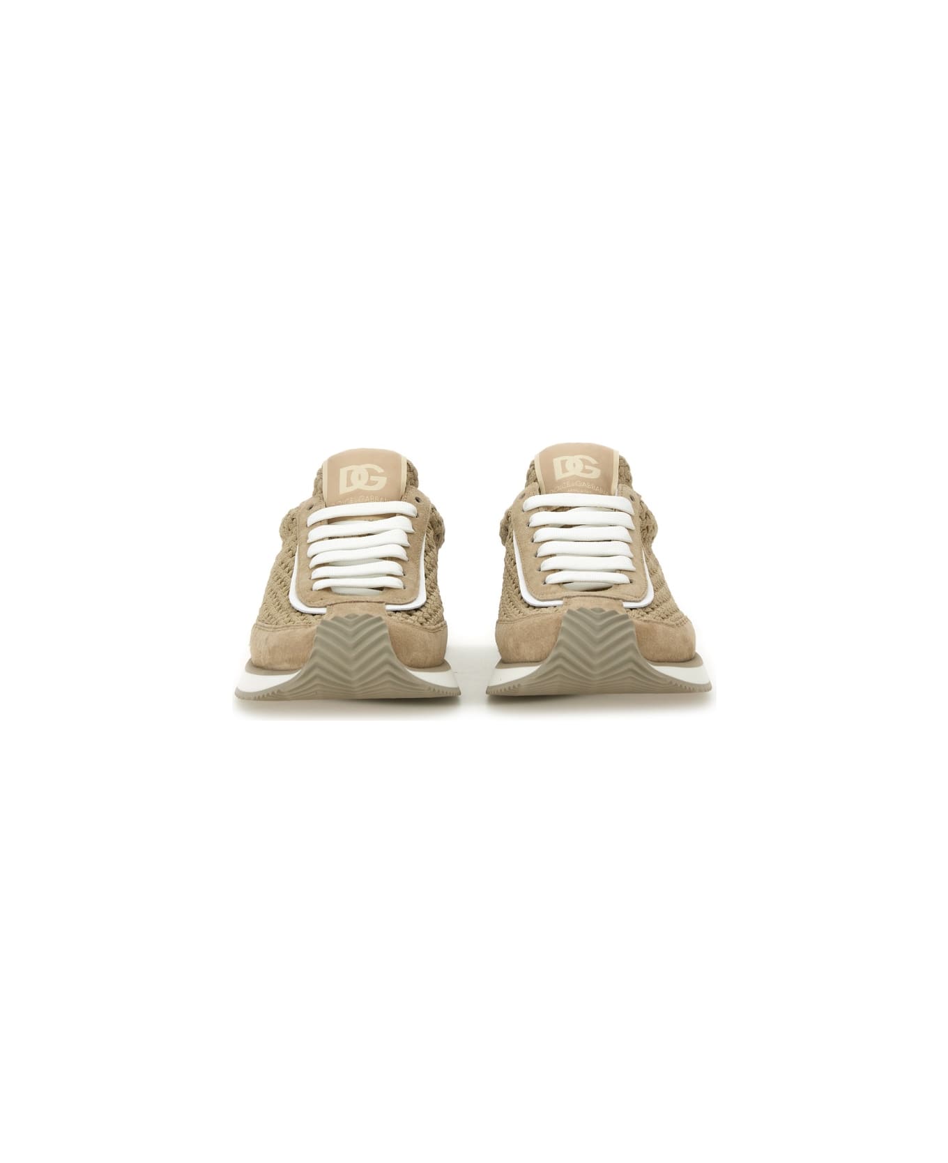 Dolce & Gabbana "cushion" Sneaker - BEIGE