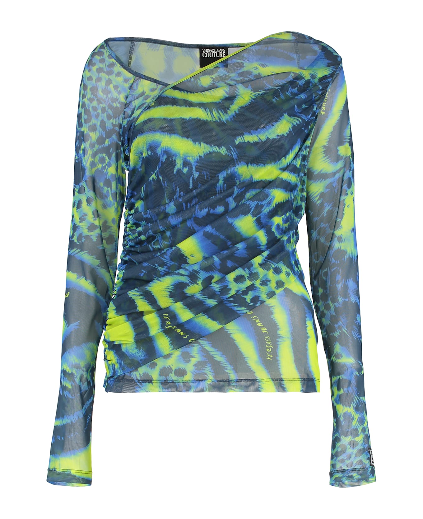 Versace Jeans Couture Tulle Top - Multicolor