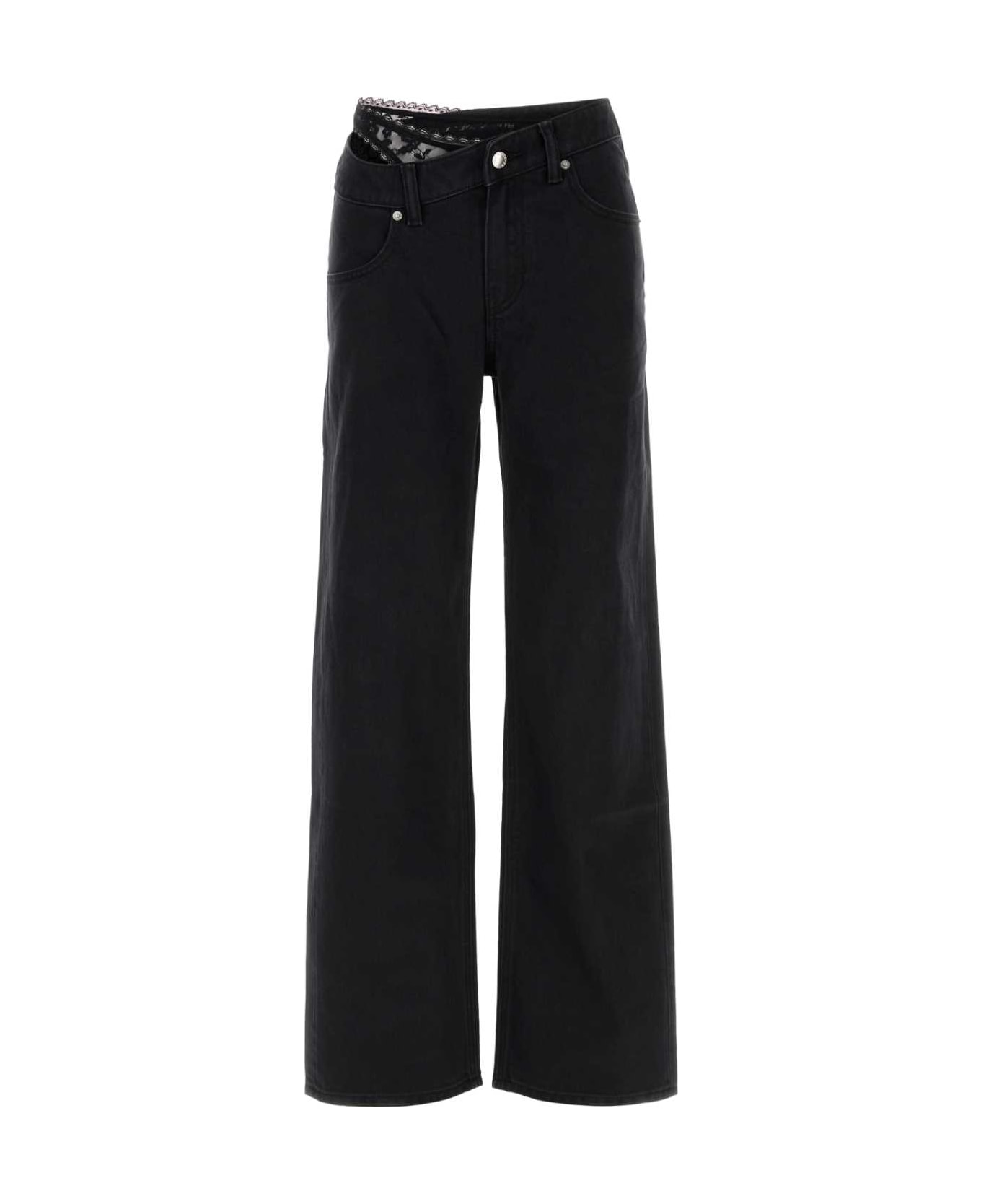 Alexander Wang Black Denim Jeans - WASHEDBLACK