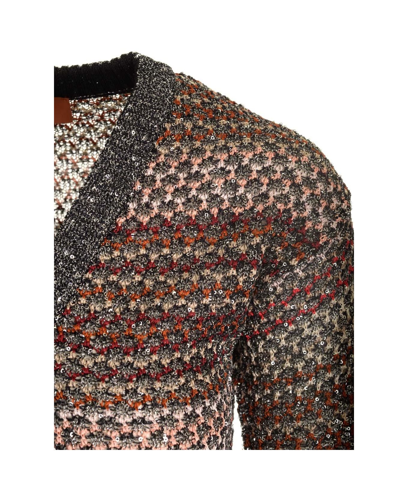 Missoni Metallic Thread Sequin Embellished Cardigan - MultiColour