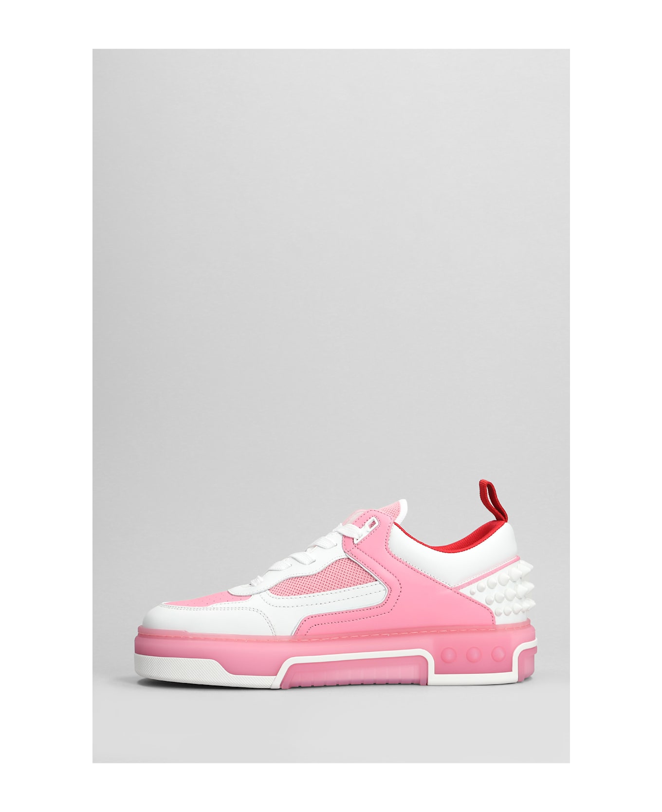 Christian Louboutin Astroloubi Sneakers In White Leather And Fabric - white