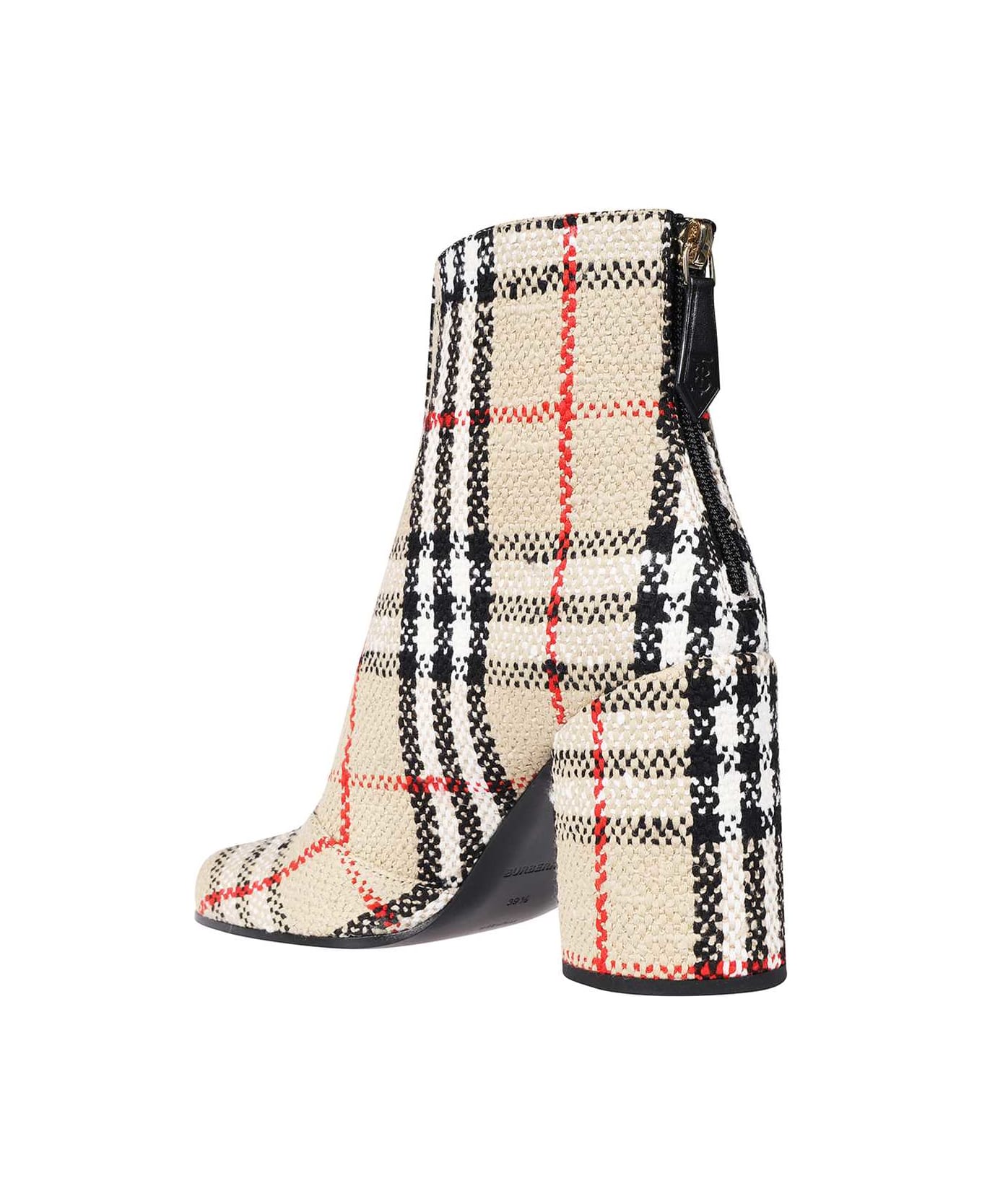 Burberry Fabric Ankle Boots - Beige ブーツ