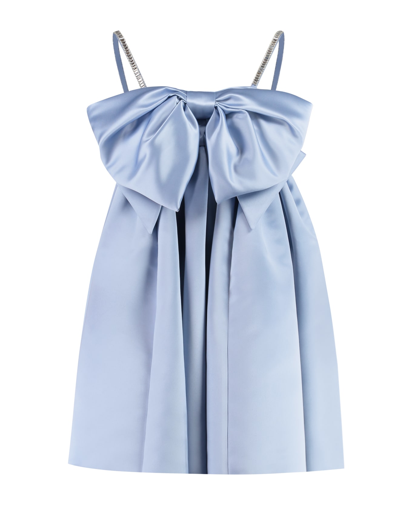 Nina Ricci Satin Dress - Light Blue ワンピース＆ドレス