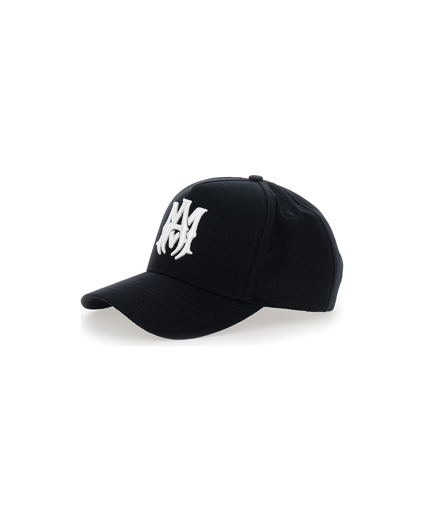 AMIRI Black Baseball Cap With Logo In Cotton Man - Black