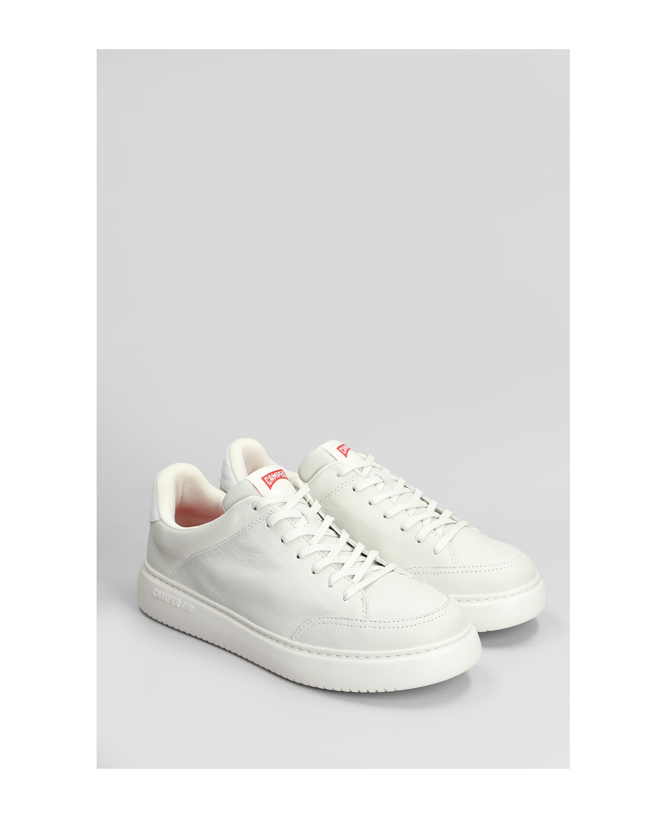 Camper Runner K21 Sneakers In White Leather - white