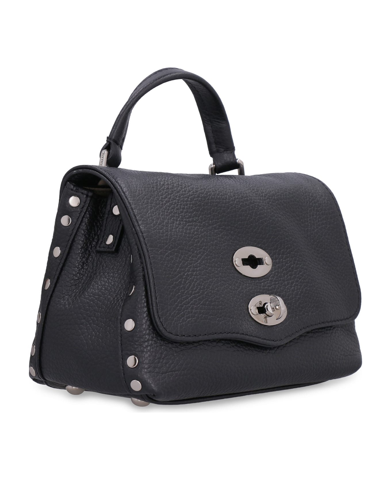 Zanellato Postina Baby Leather Handbag - Black