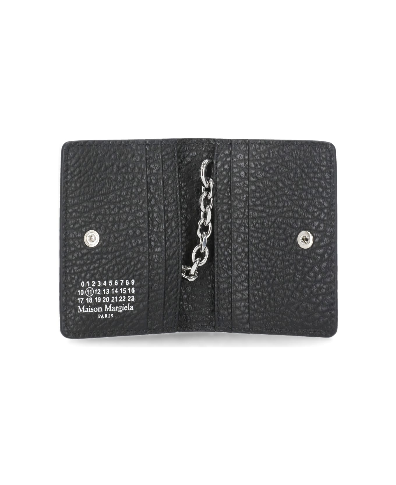 Maison Margiela Bi Fold Card Holder - Black 財布