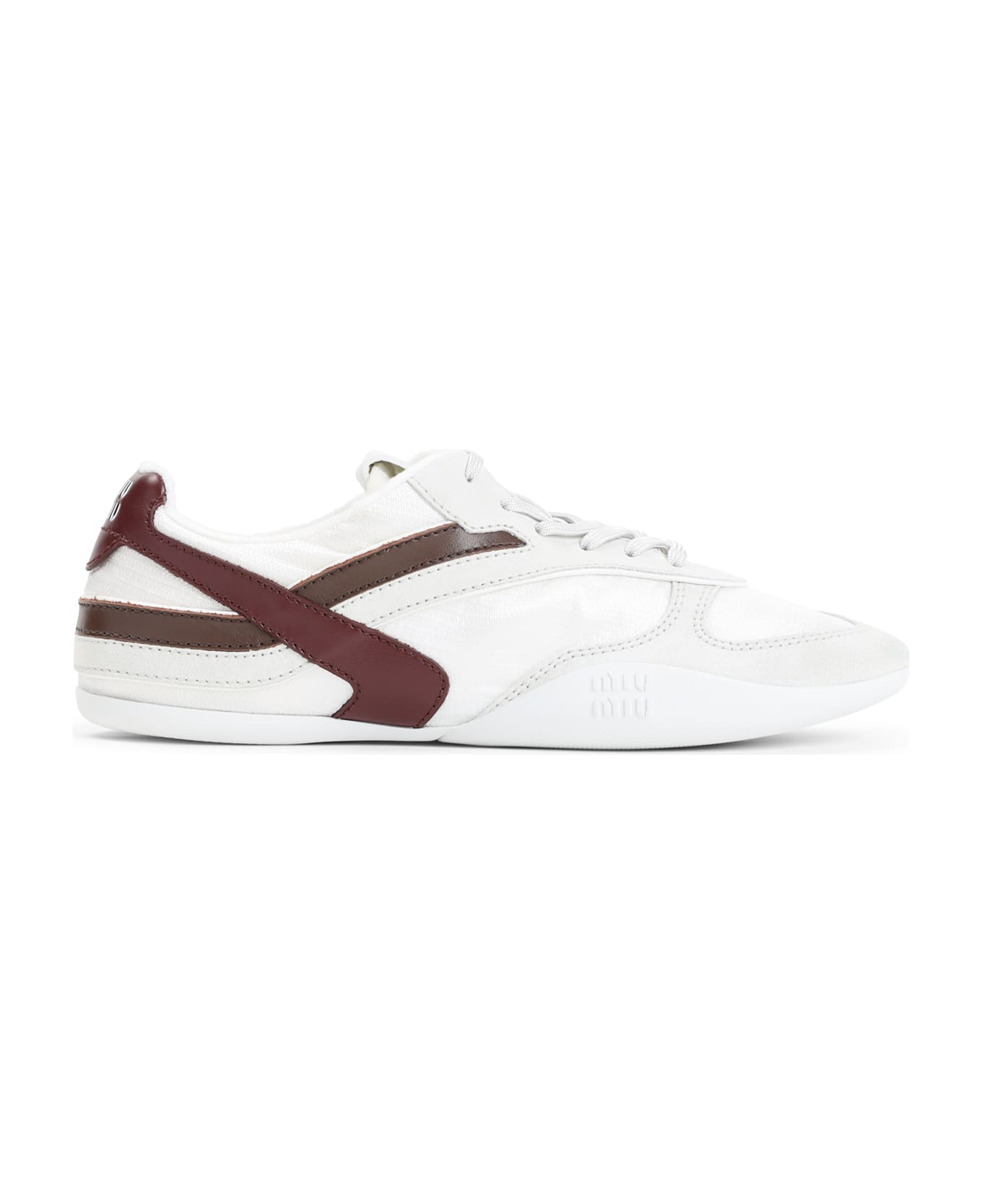 Miu Miu Gymnasium Sneakers - Bianco Amaranto