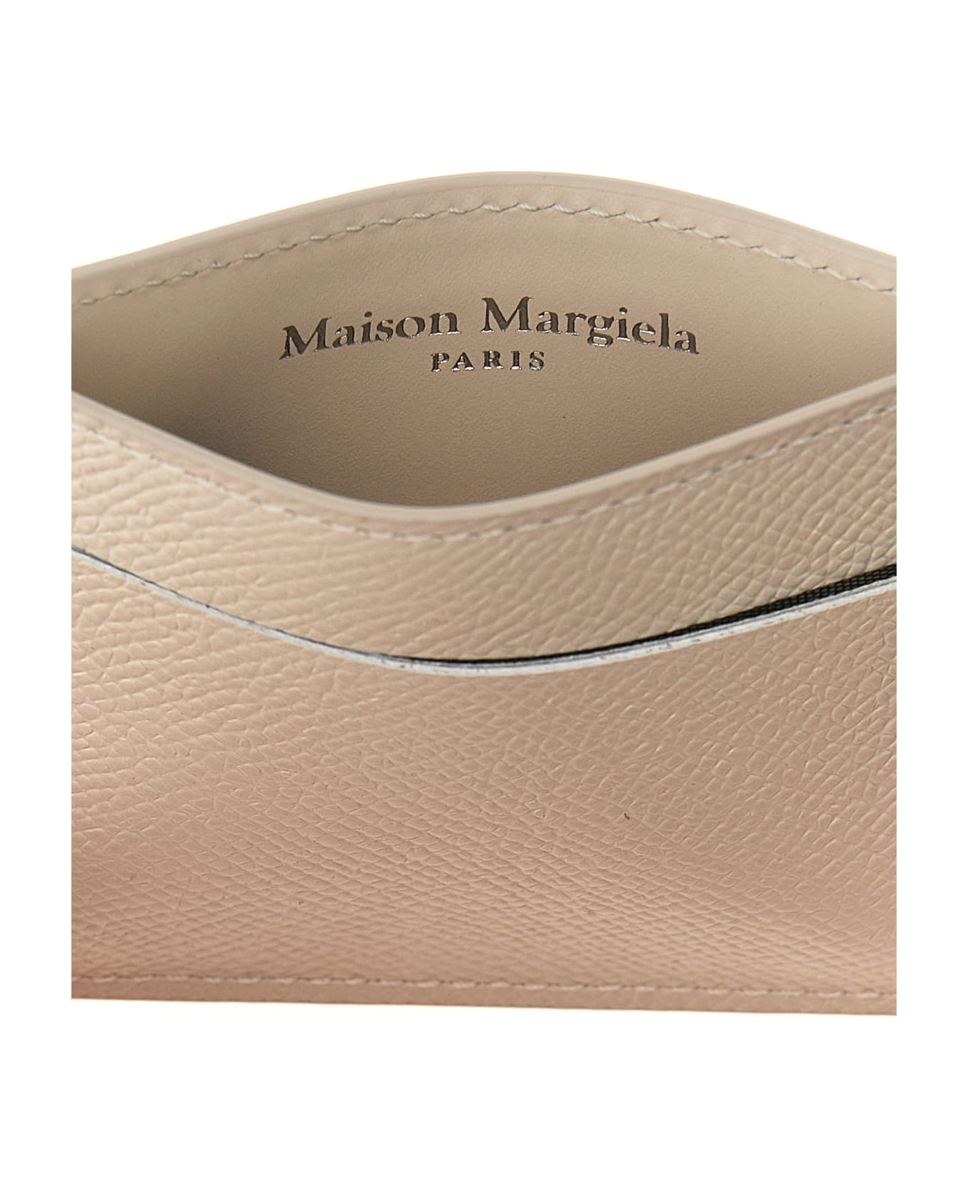 Maison Margiela 'stitching' Card Holder - Gray
