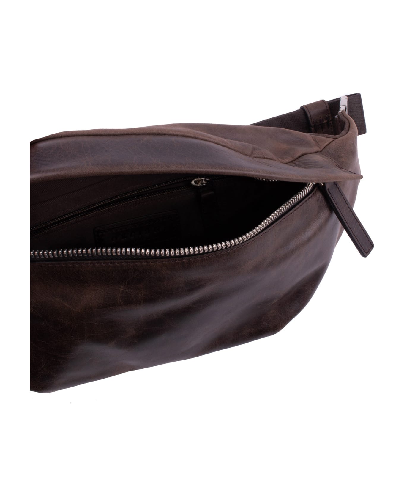 Orciani Leather Pouch - Brown ベルトバッグ