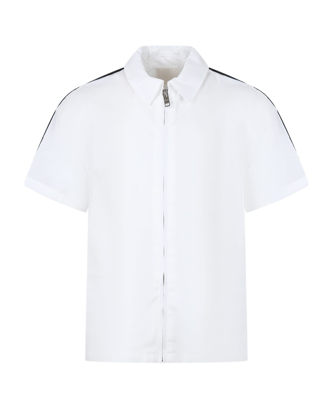 Givenchy White Shirt For Boy With Logo - Bianco