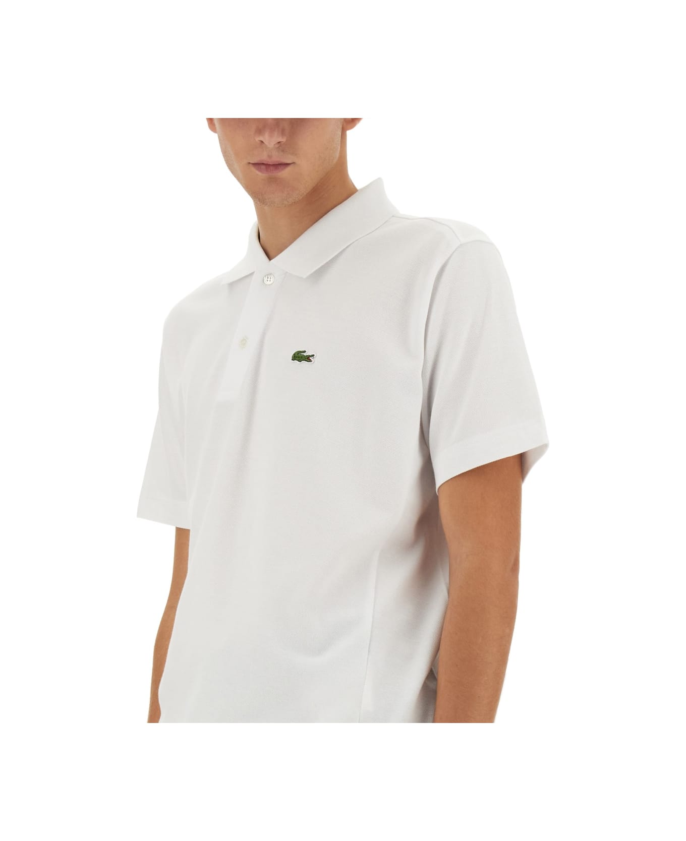 Comme des Garçons Shirt Polo Comme Des Garçons Shirt X Lacoste - WHITE