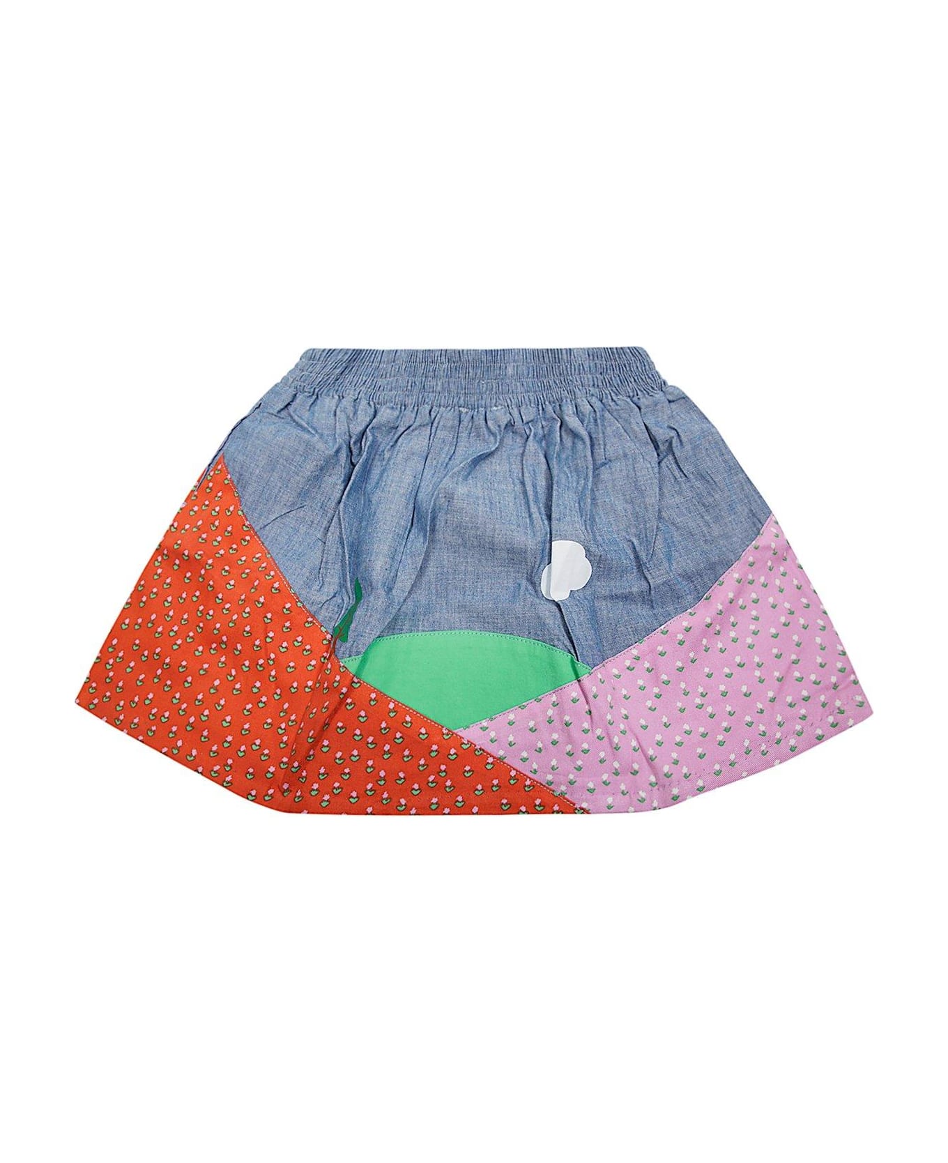 Stella McCartney Panelled Elastic Waist Skirt - Denim