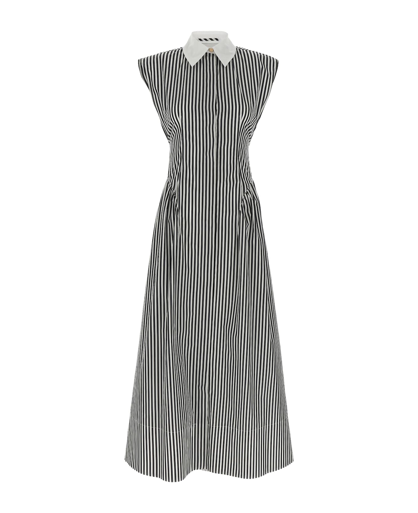 SportMax 'locusta' Dress - White/Black
