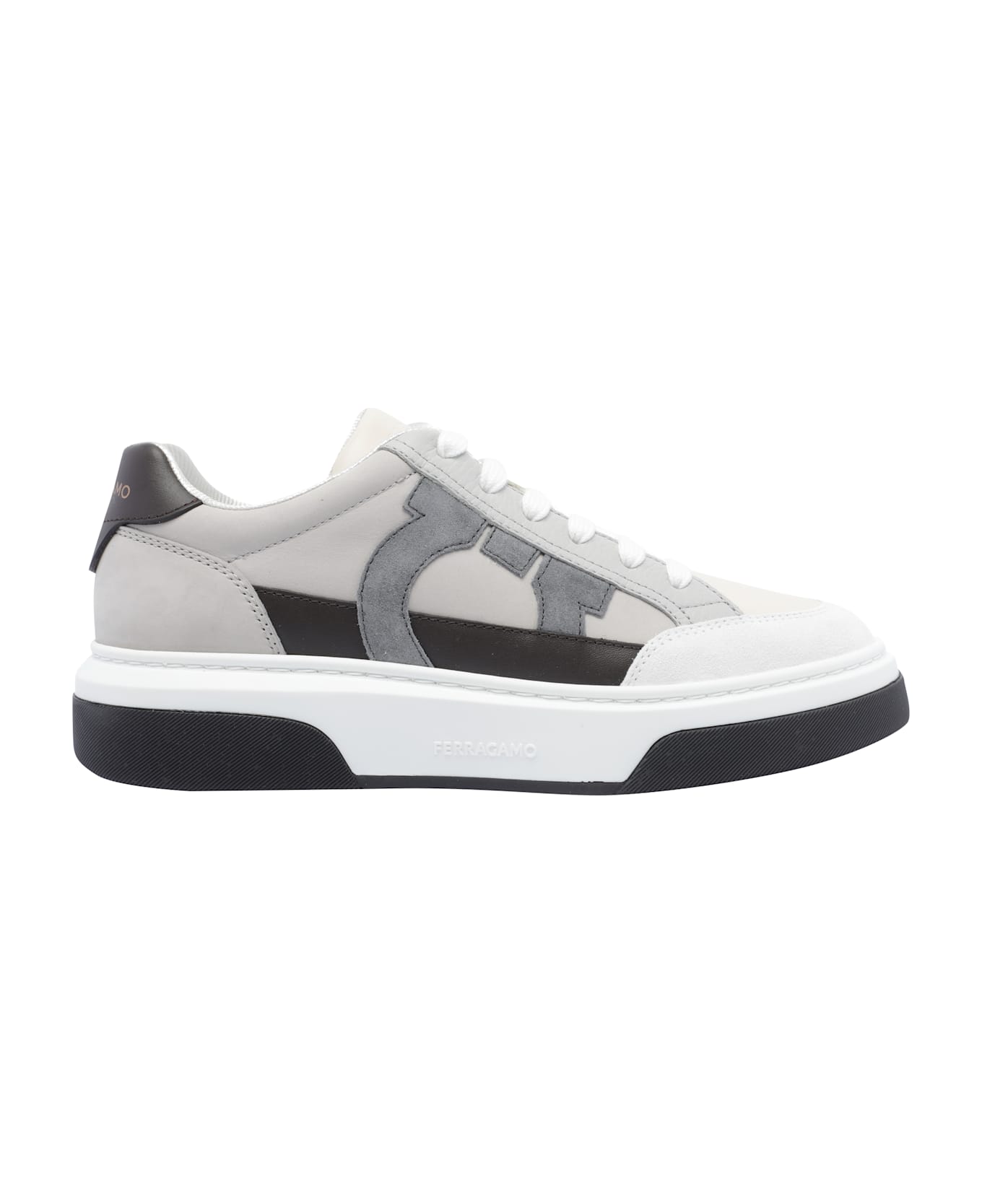 Ferragamo Gancini Sneakers - White