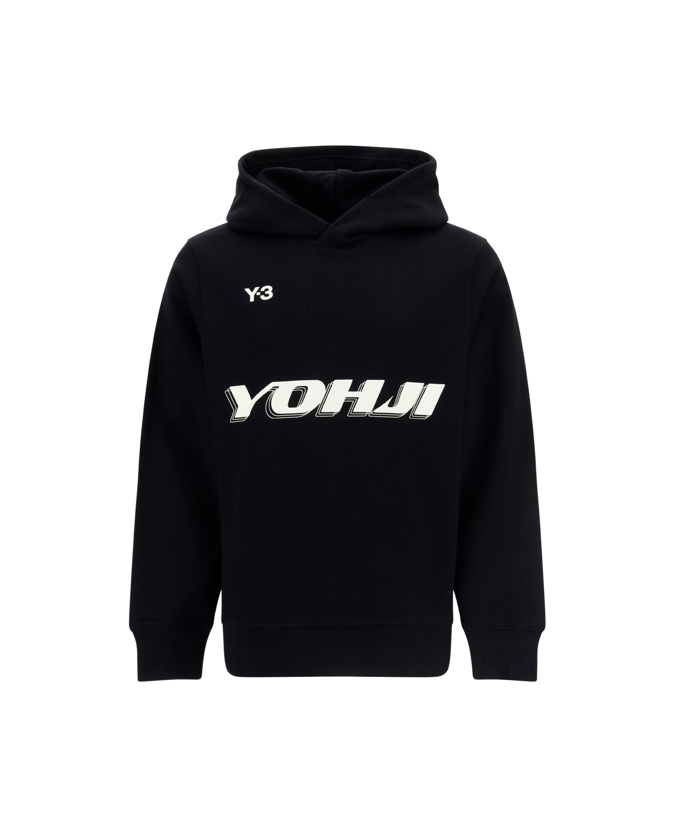 Y-3 Gfx Hoodie - Black