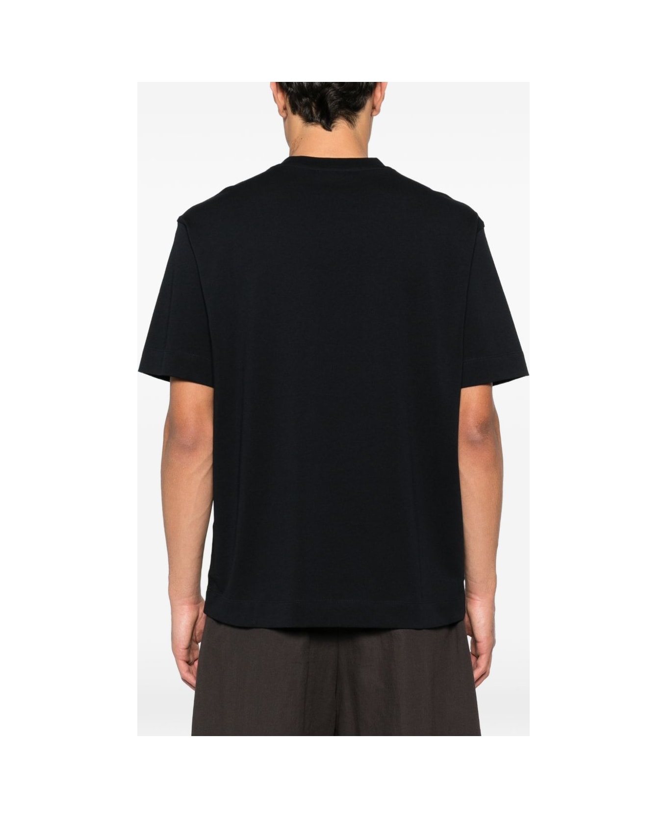 Emporio Armani Logo Cotton T-shirt - Blue