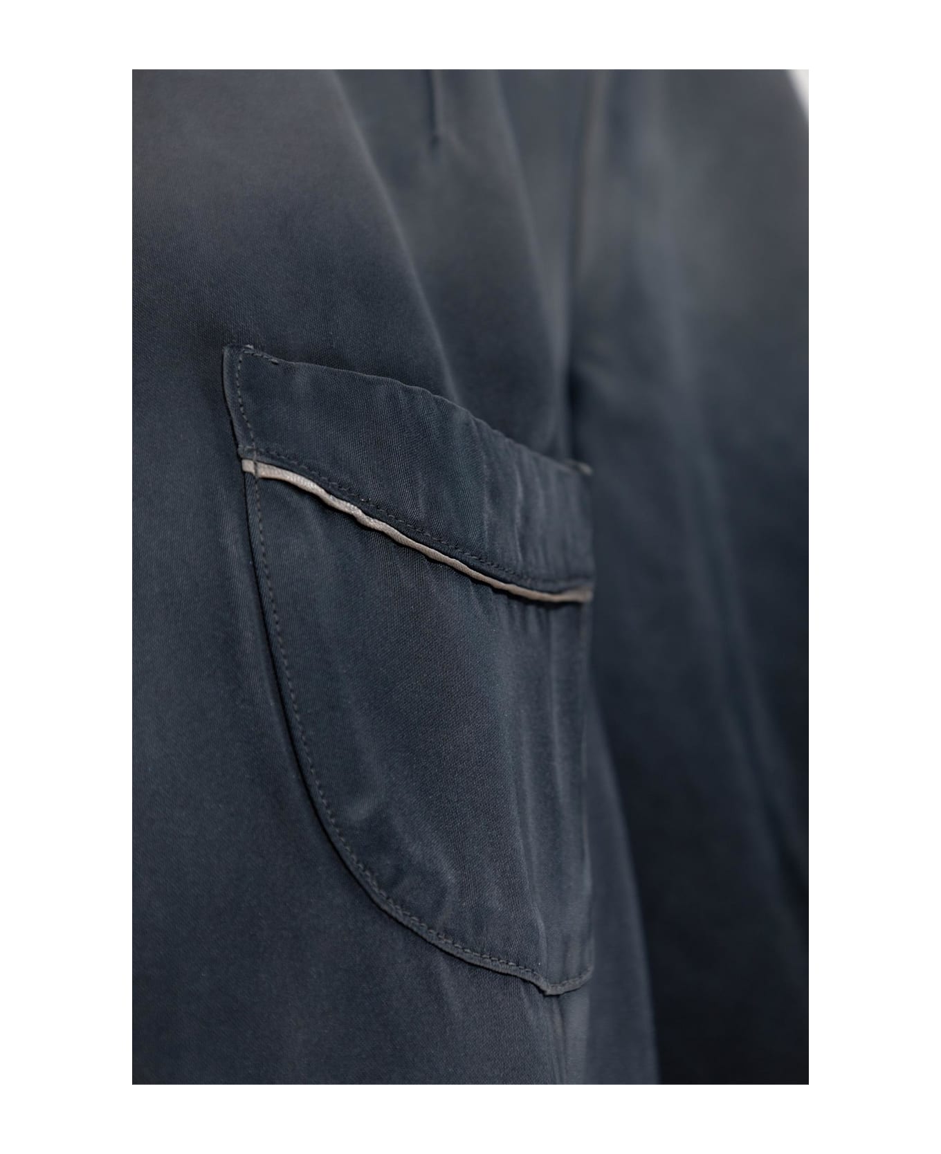 Maison Margiela Dress With A Vintage Effect - Corrosed Blue