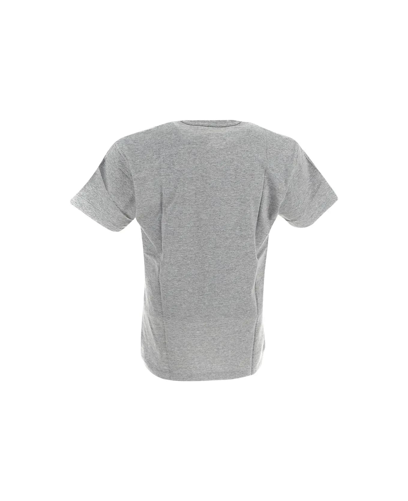 Comme des Garçons Shirt Boy Logo Embroidery T-shirt - Grey シャツ