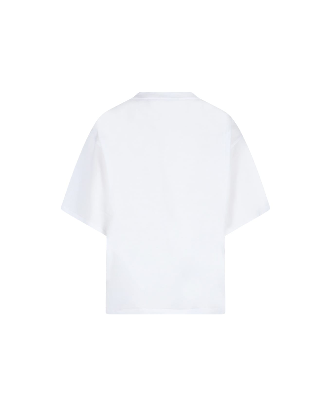 Dolce & Gabbana T-shirt With Logo - Bianco Ottico