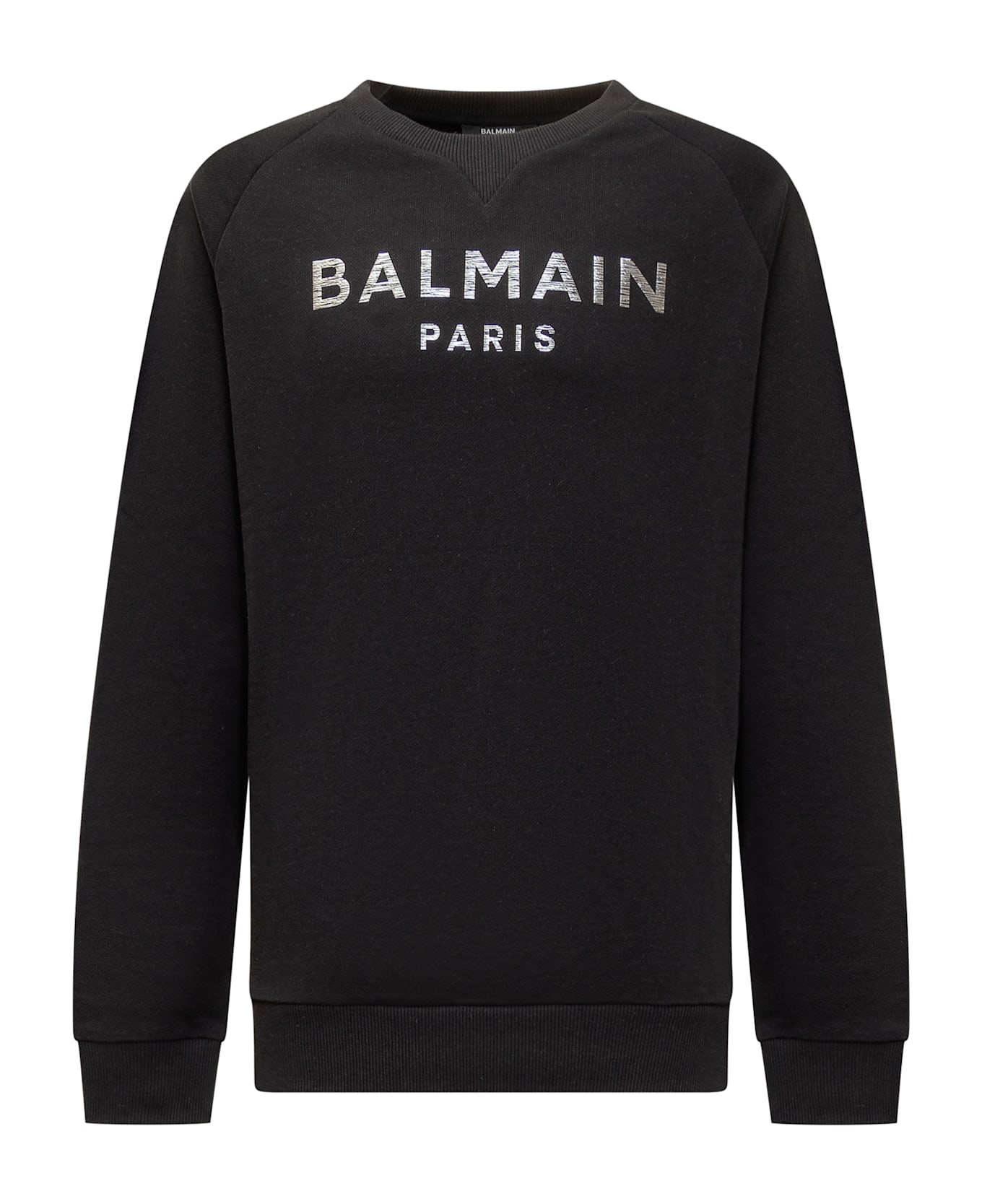 Balmain Sweatshirt - BLACK/SILVER