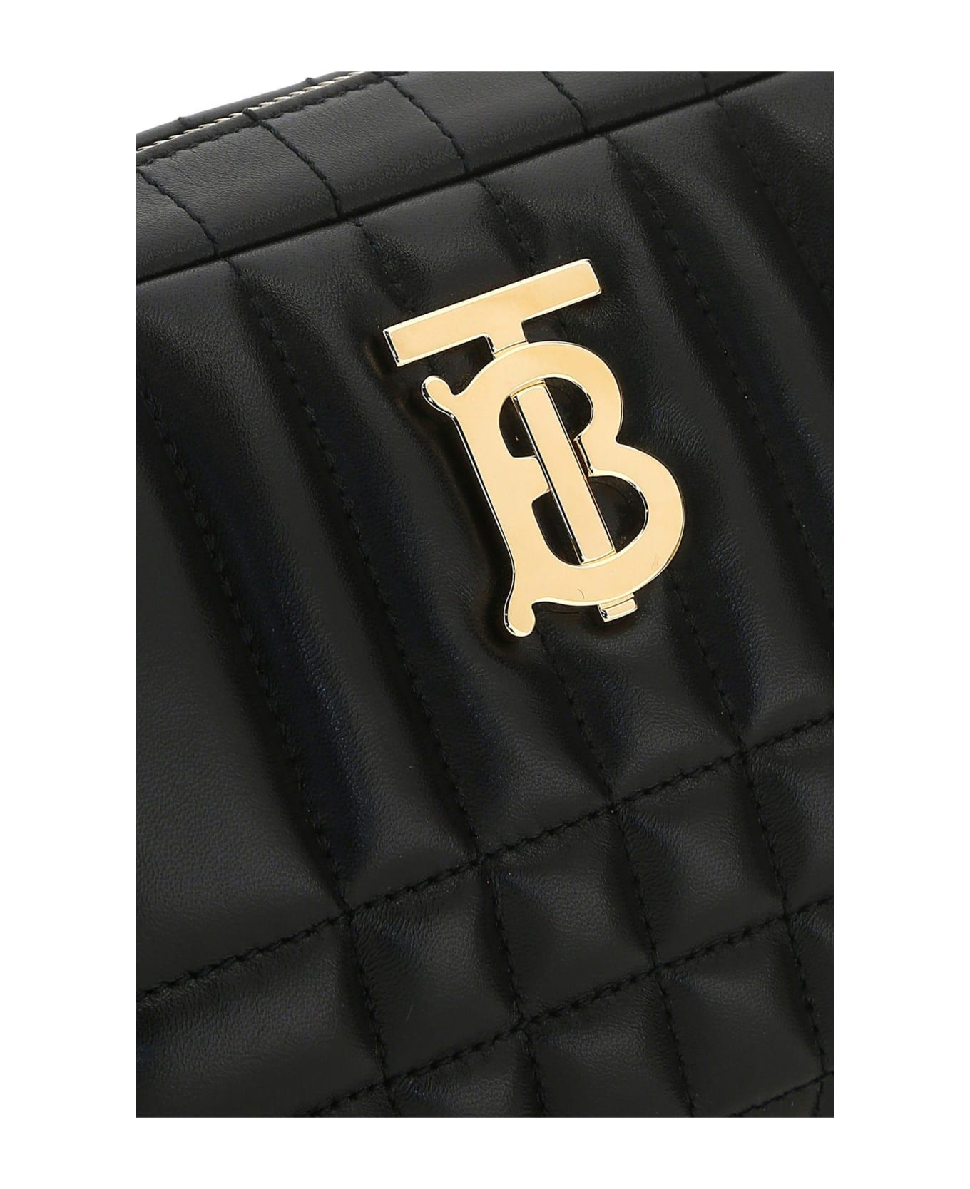Burberry Black Leather Lola Bag Camera - Black