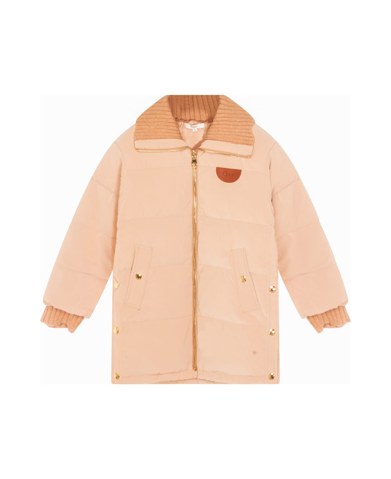 Chloé Light Beige Down Jacket - PICCOLO BURRO