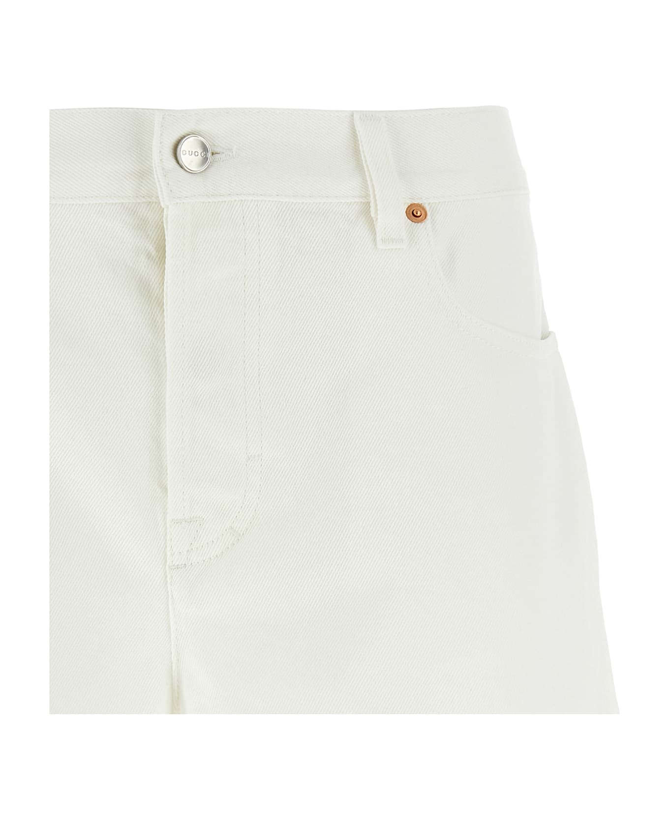 Gucci Denim Shorts - NATURALWHITE