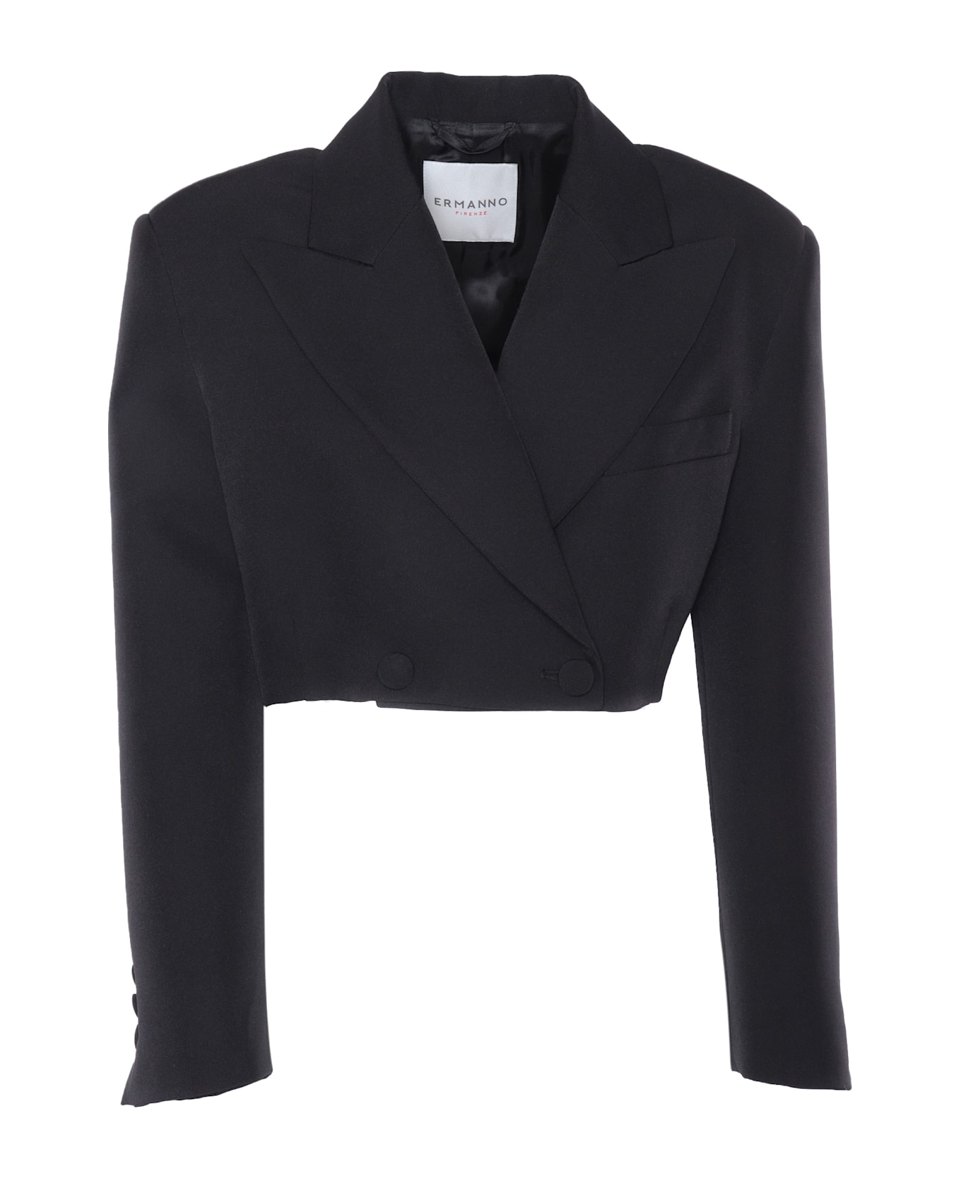 Ermanno Ermanno Scervino Short Blazer - BLACK