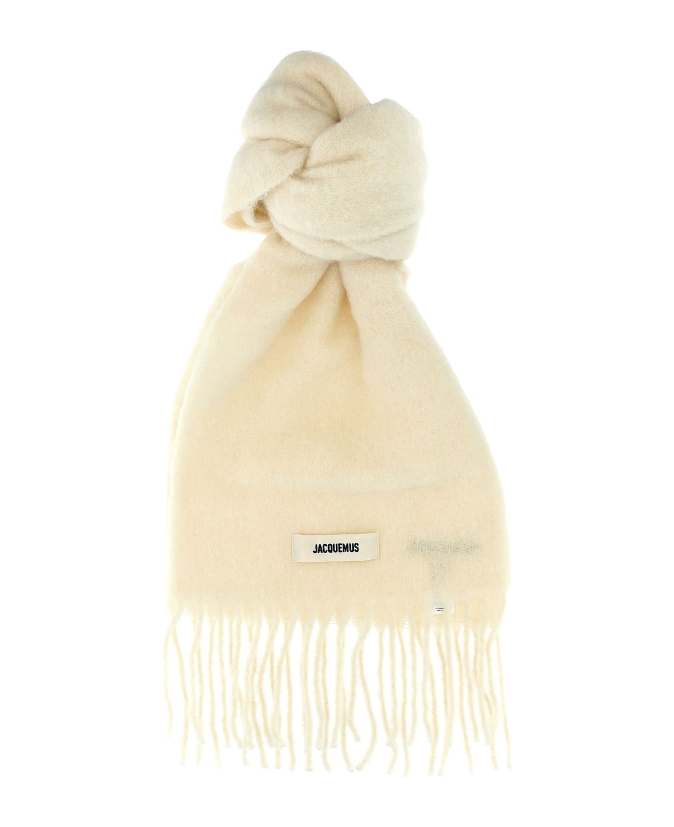 Jacquemus 'l'echarpe Carro' Scarf - White